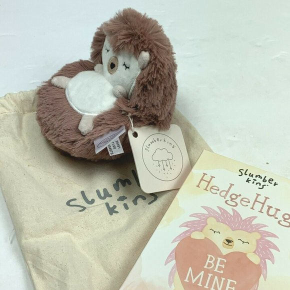Slumberkins Scarlet Hedgehog Mini Silken Plush Valentine Bag Limited Ed New - Picture 2 of 8